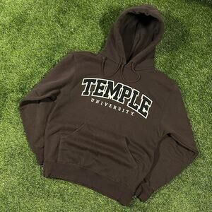 Vintage Brown College Hoodie Temple University